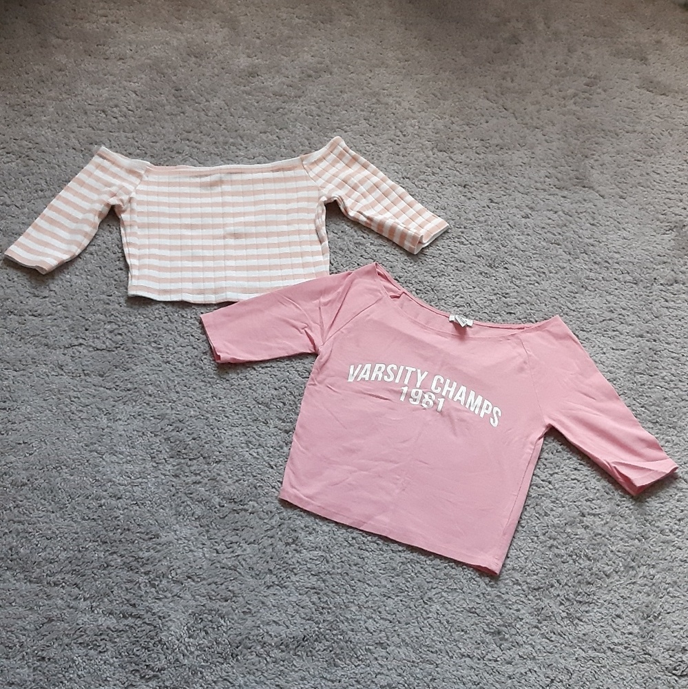 Forever 21 Off Shoulder Crop top